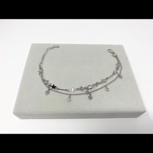 Star and Dolphin Anklet
